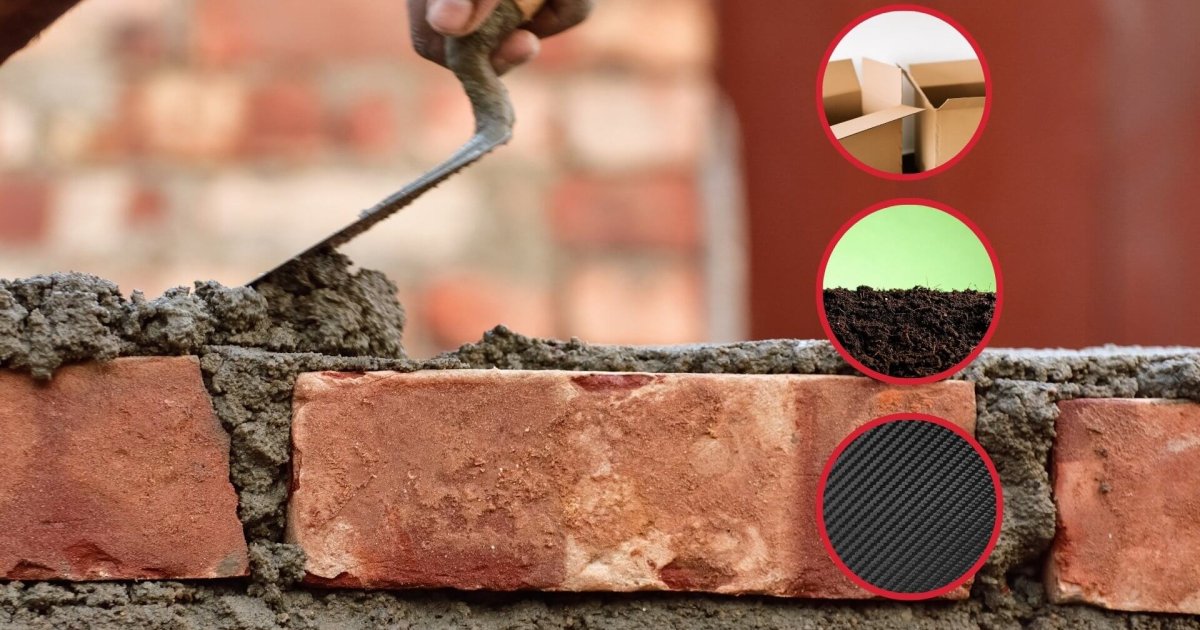 Materiales Sostenibles: Tierra, Cartón y Fibra de Carbono en Construcción