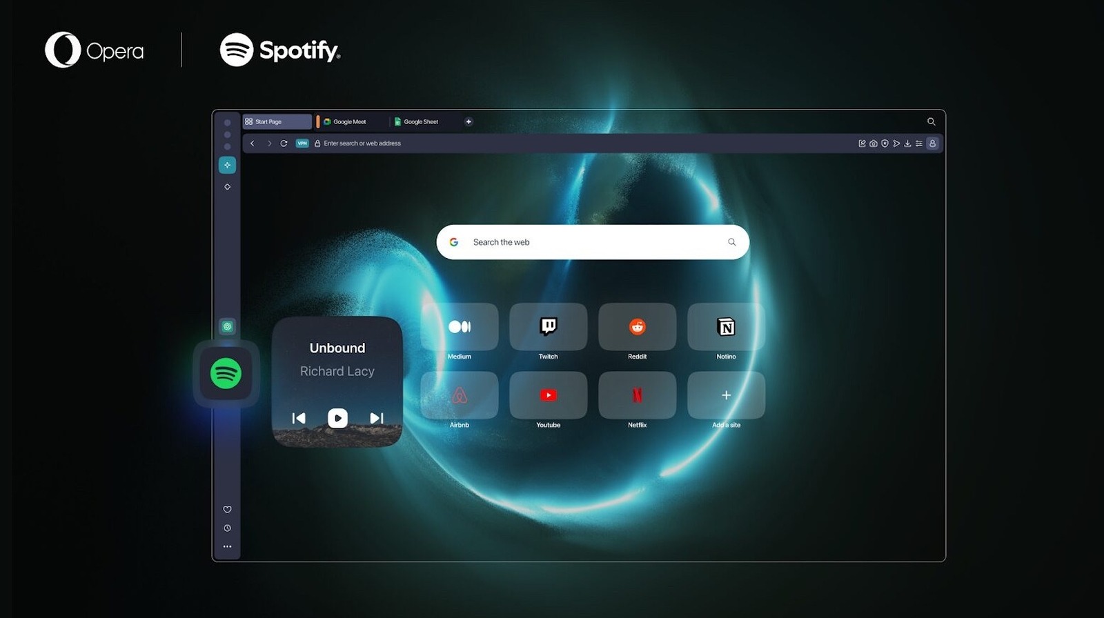 Opera One Brings Winamp Nostalgia to Life with Spotify Integration