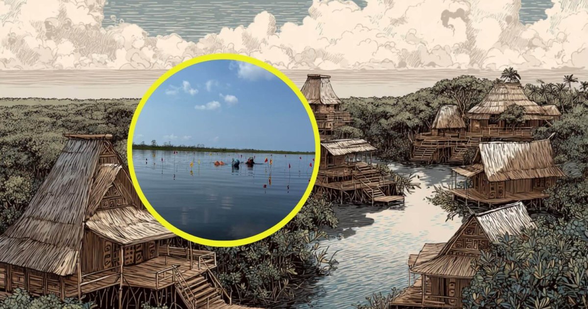 Asentamiento maya oculto bajo el mar: vida costera en Belice