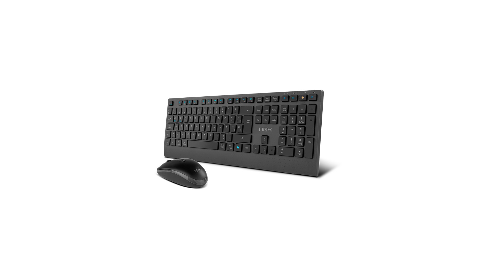 Pack inalámbrico: teclado silencioso y ratón ergonómico para Windows y macOS