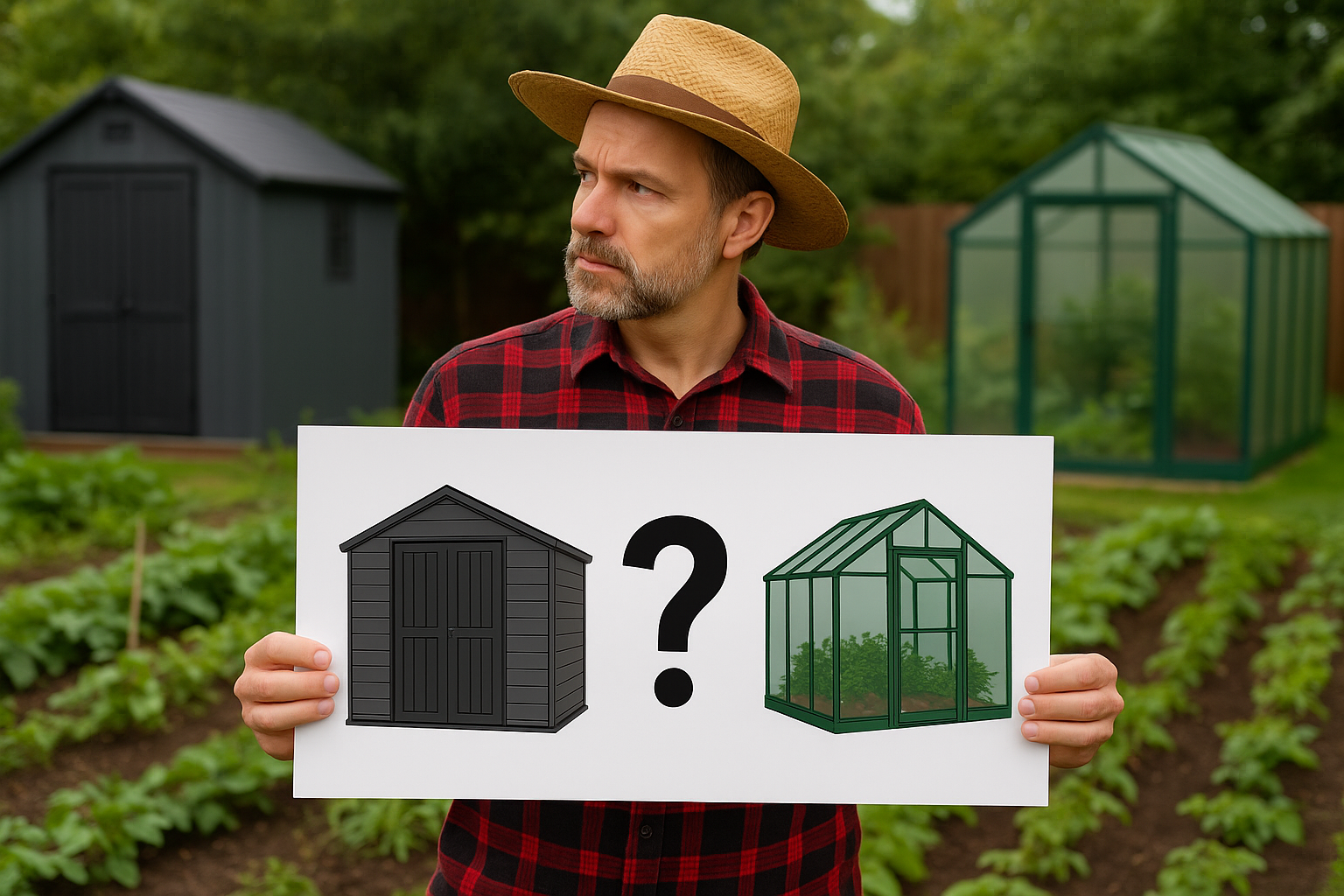 Caseta vs. Invernadero de Jardín: ¿Cuál Elegir?
