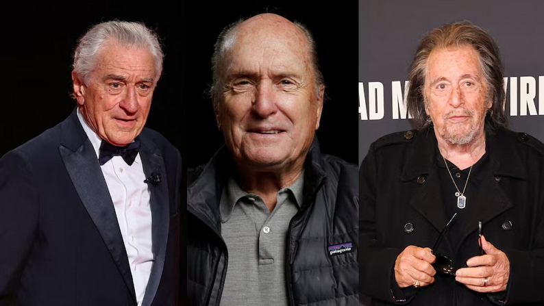 Al Pacino y Robert De Niro honran a Robert Duvall, estrella de ‘El Padrino’