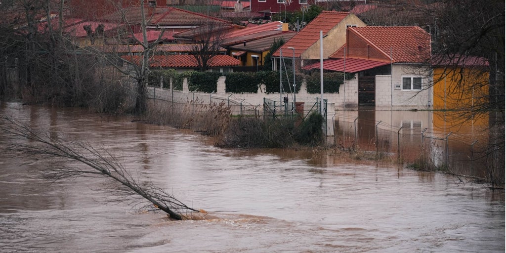 Crecida del Duero: Ocho tramos en Castilla y León en alerta roja