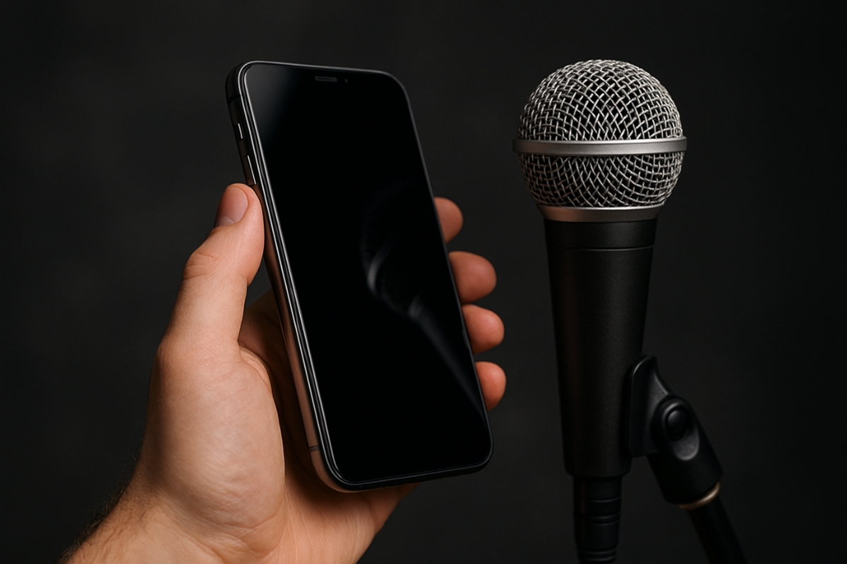 Móvil como micrófono: graba audio de calidad al instante