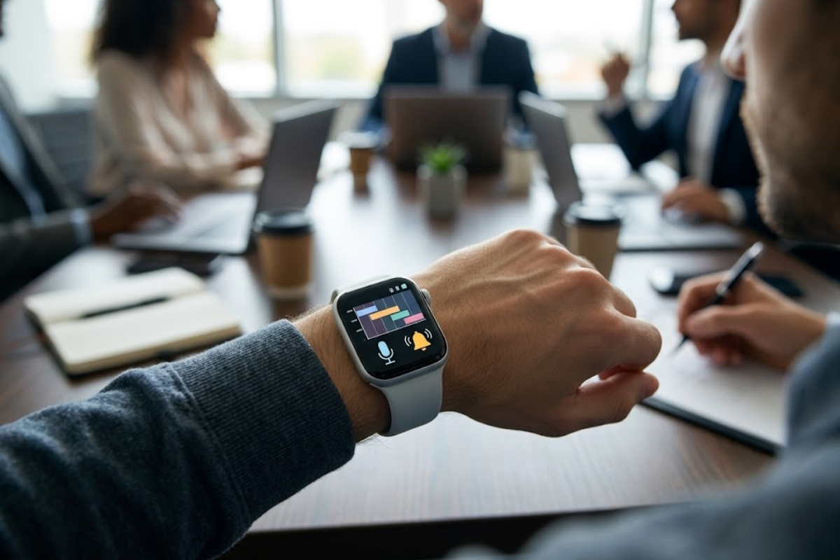 Convierte tu smartwatch en un asistente eficaz para reuniones