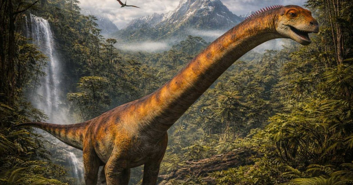 Saurópodo gigante en Brasil muestra vínculo con dinosaurios europeos