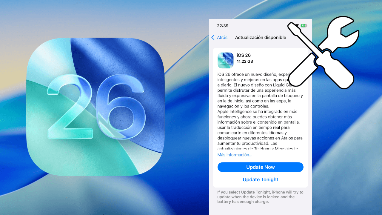iOS 26: Soluciona el bloqueo de actualización en iPhone y iPad