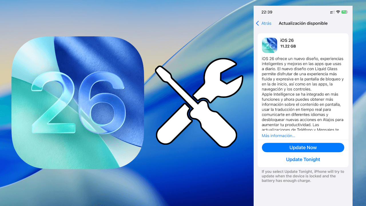 iPhone atascado en «Preparando actualización» de iOS 26: Soluciones