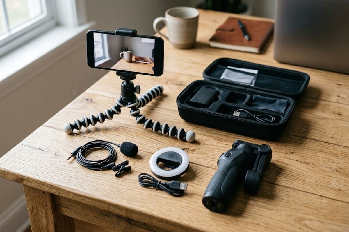 Accesorios imprescindibles para creadores de contenido móvil