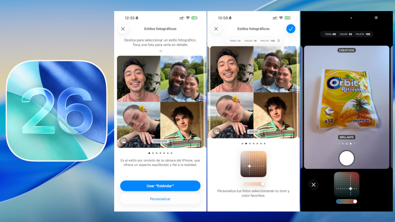 Cámara iPhone: Mejora tus fotos con Estilos Fotográficos en iOS 26