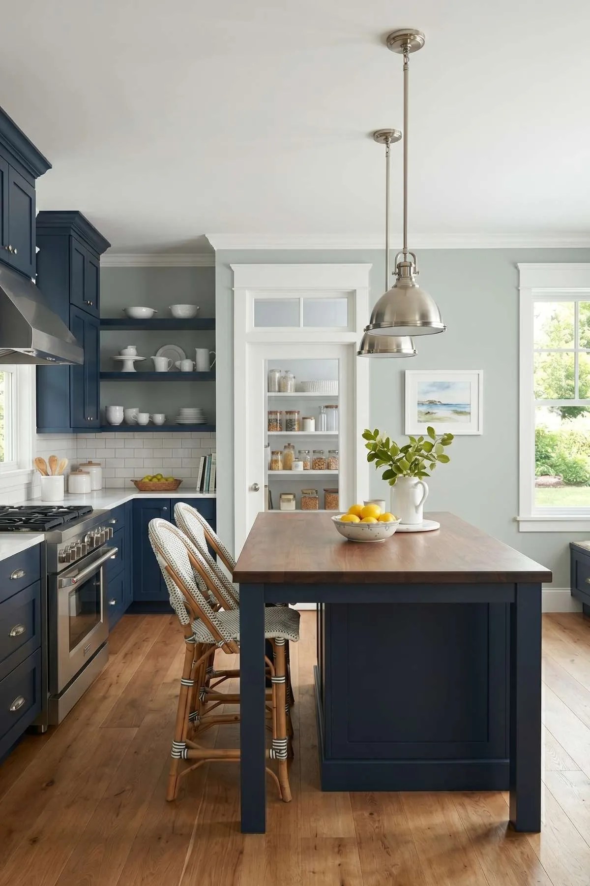 Crisp Coastal Colors: Chantilly Lace, Horizon Gray & Hale Navy