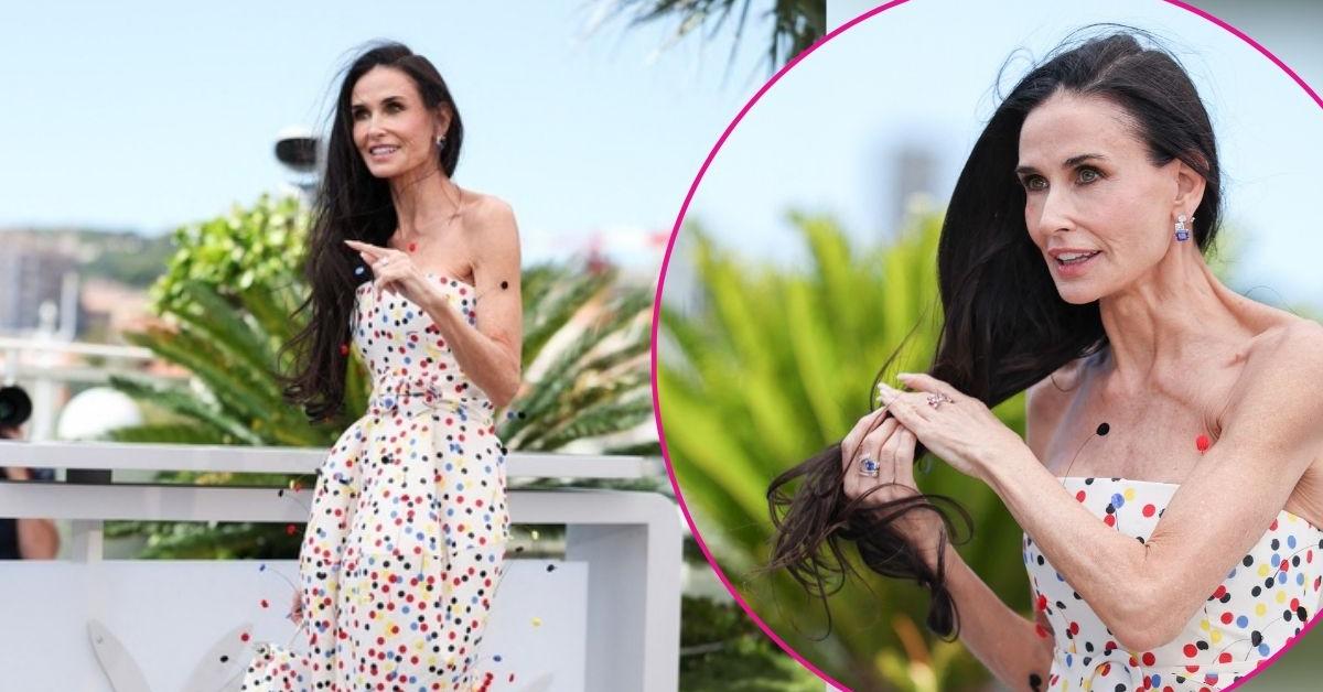 Demi Moore, 63, Stuns in Strapless Dress at 2026 Cannes Festival