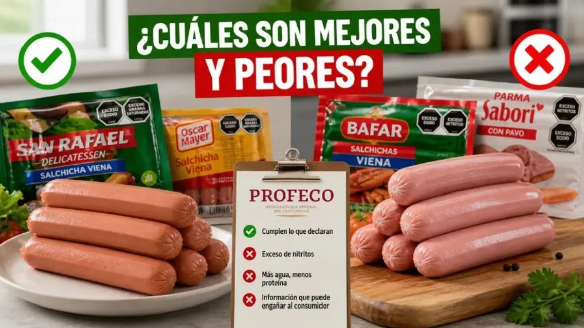 Las mejores y peores salchichas en México según Profeco