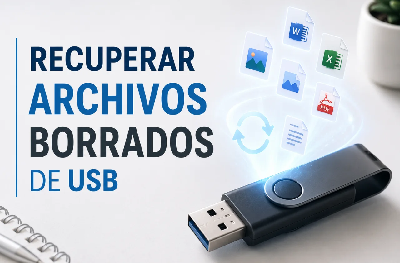 Recupera Archivos Borrados de USB Dañada: 12 Programas Efectivos