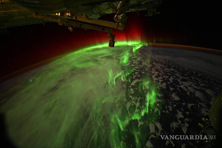 Auroras australes desde la EEI: asombrosas imágenes de astronautas