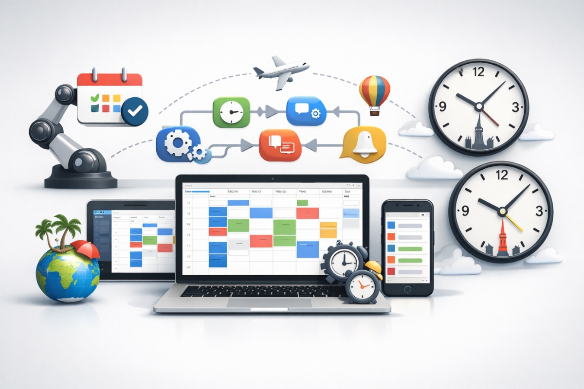 Automatiza reuniones y gestiona zonas horarias en BusyCal
