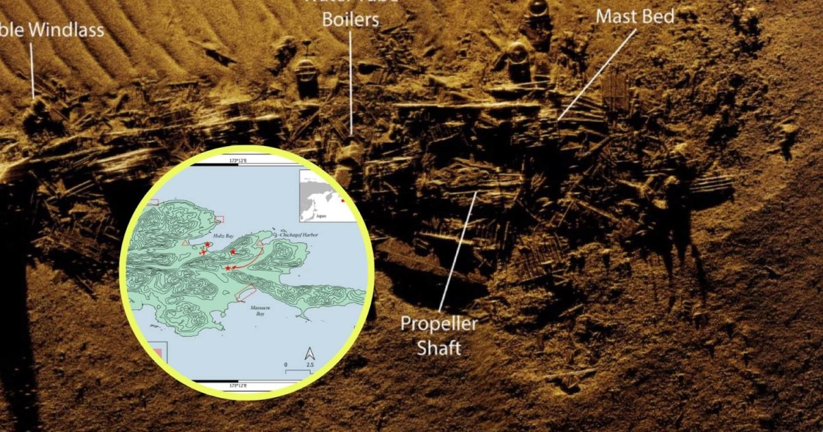 Descubren pecios de la Segunda Guerra Mundial a 83 metros en el Pacífico