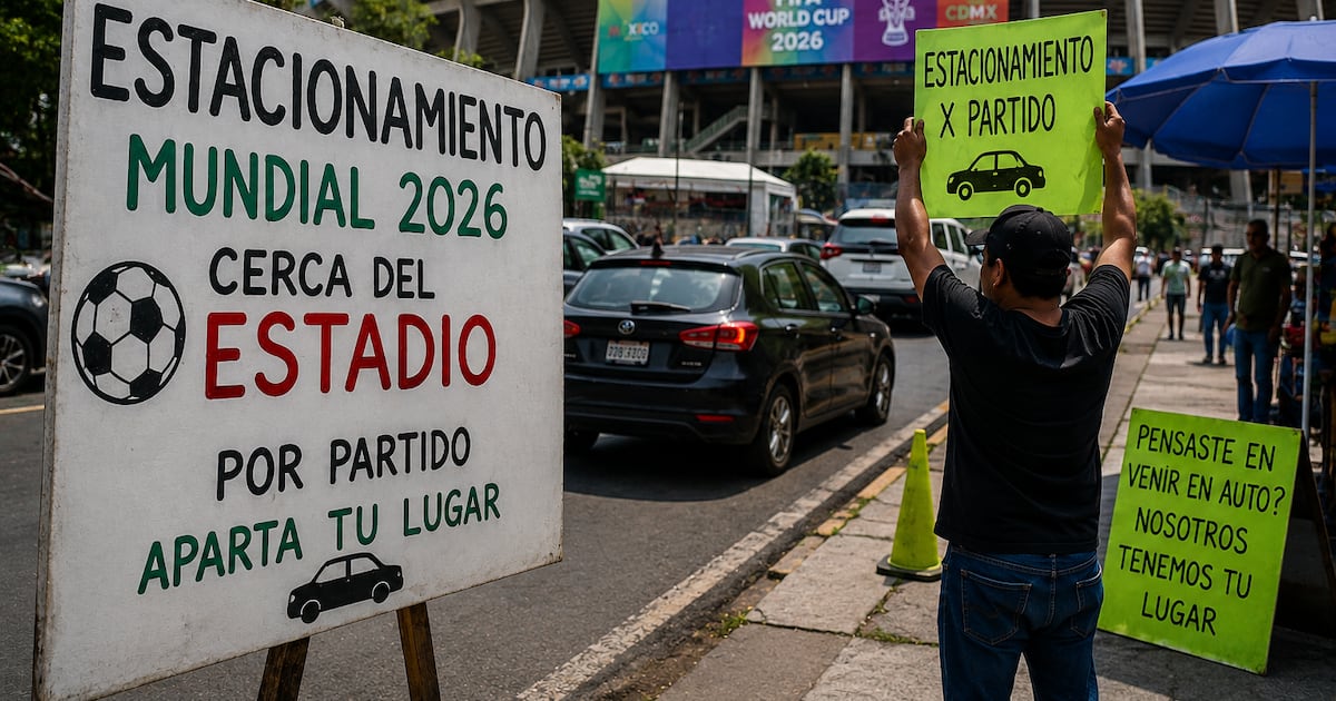 Estadio Ciudad de México: Estacionamiento a precios altos por vecinos