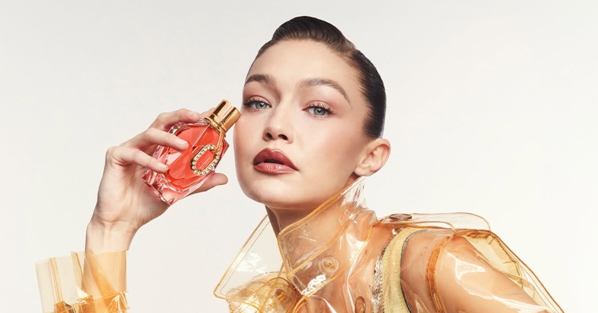 Gigi Hadid Shines in Rabanne Million Gold Fragrance