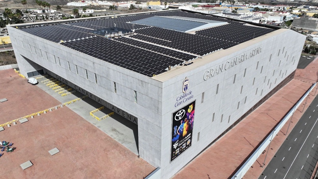 Gran Canaria Arena: el recinto FIBA líder en energía renovable