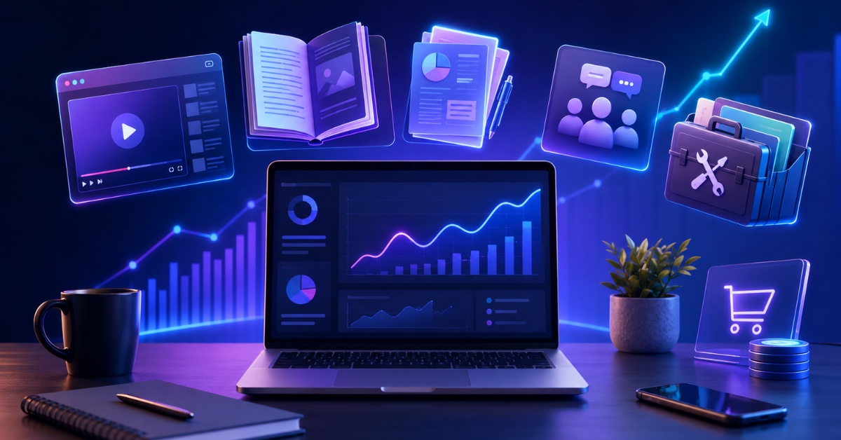 Infoproductos rentables para vender online en 2026: ¡Descúbrelos!
