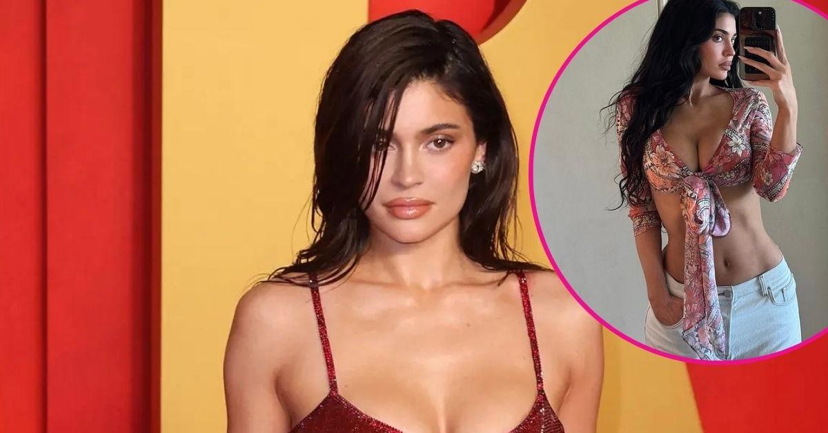 Kylie Jenner Shows Off Cleavage in Spicy Mirror Selfie Post Trip