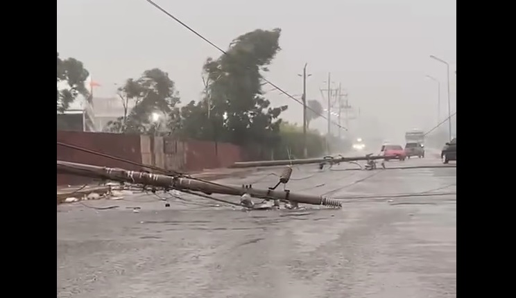 Maracaibo y San Francisco: Lluvias y vientos huracanados sorprendentes