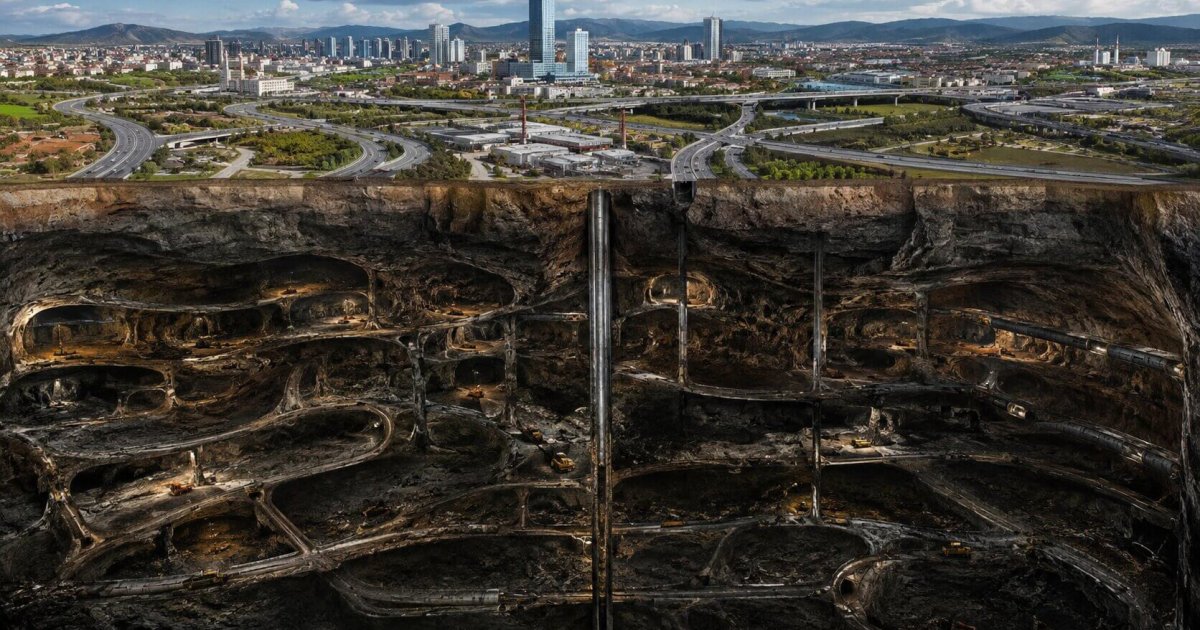 Perforaciones humanas: una huella subterránea de millones de km