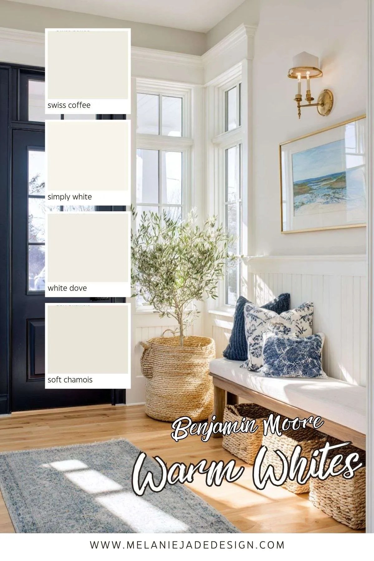 Benjamin Moore Warm Whites: Cozy White Paint Colors to Love