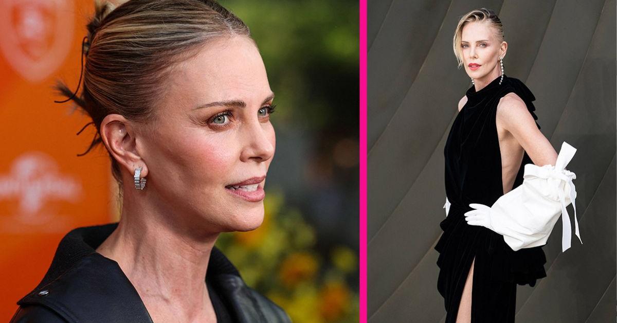 Charlize Theron, 50, Stuns in High Slit Dress at London Premiere