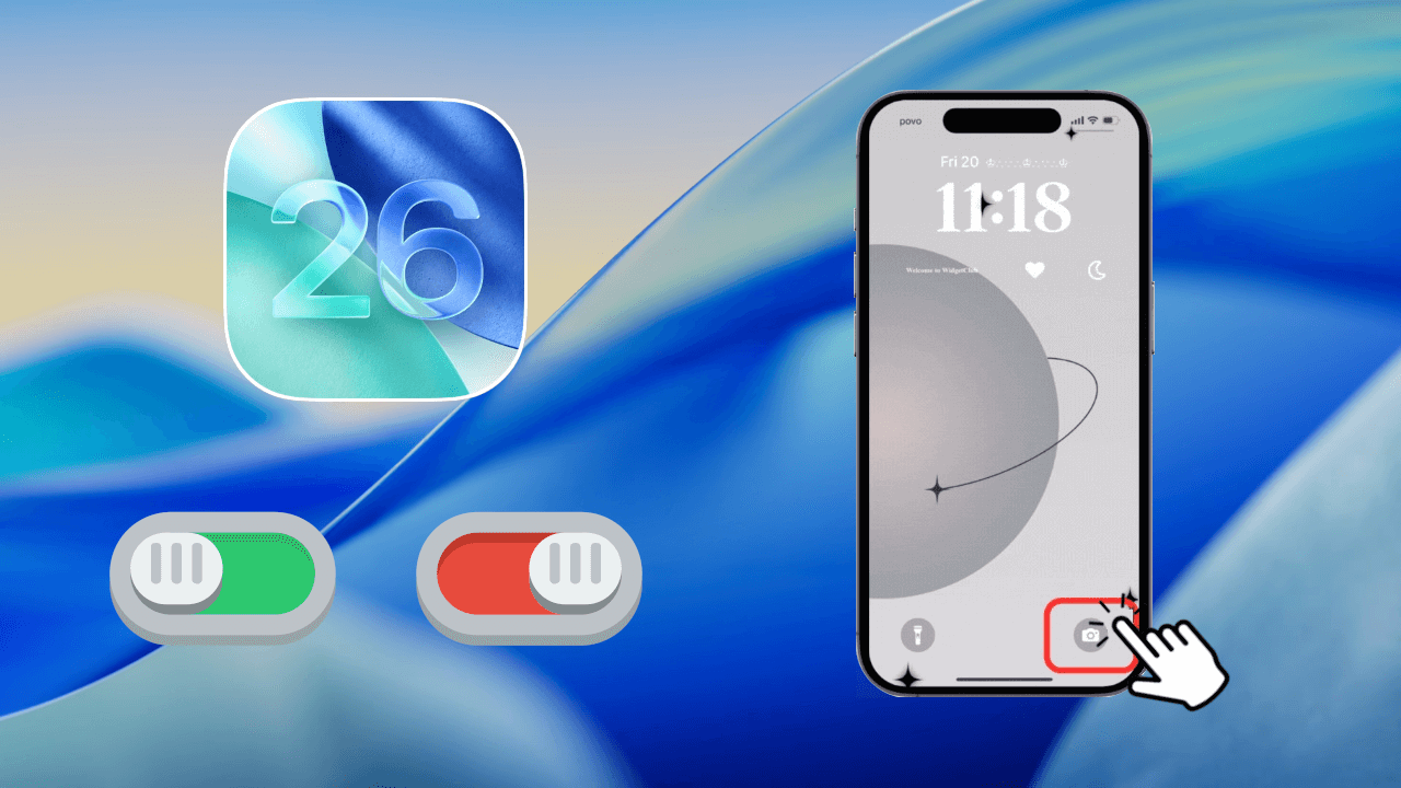 Desactiva la cámara del iPhone al deslizar la pantalla de bloqueo