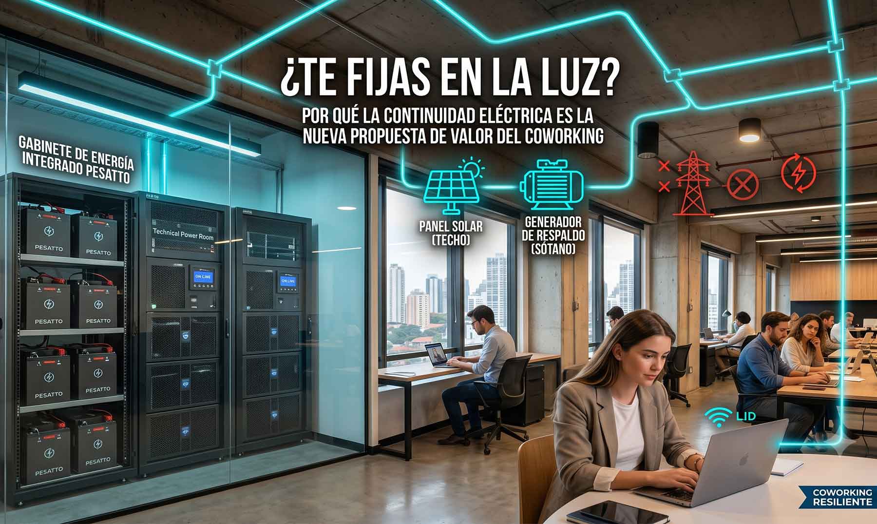 Evita cortes de luz en tu coworking: consejos esenciales