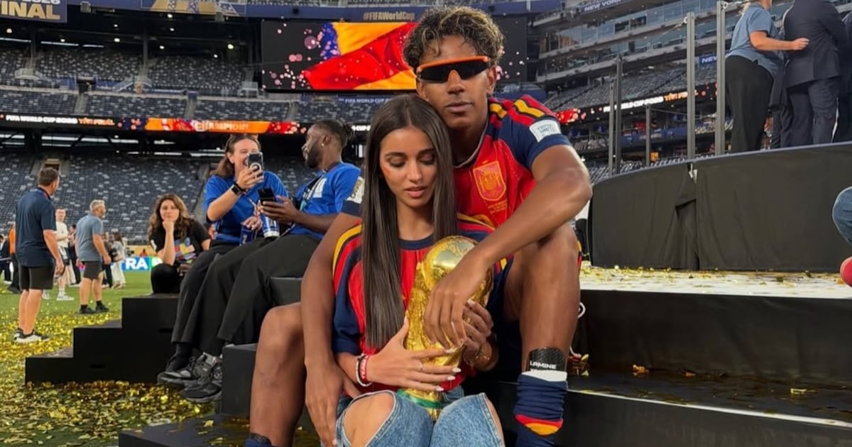 Lamine Yamal y su polémico gesto con la novia tras la final del Mundial