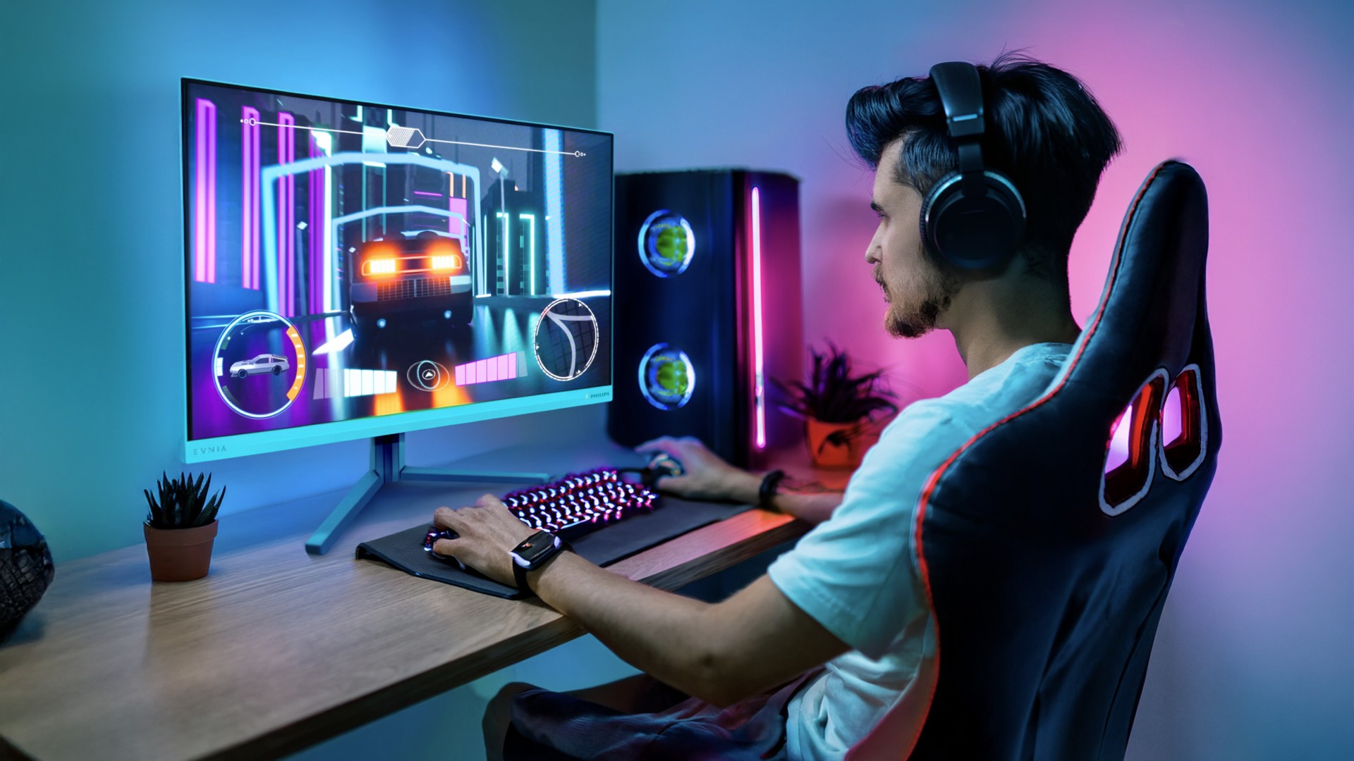 Monitor 260 Hz con panel Fast IPS y Ambiglow: ¡Potencia visual!