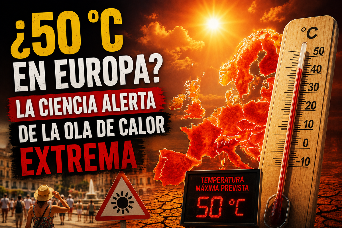 Ola de calor extrema en Europa: ¡Temperaturas alcanzan 50 °C!