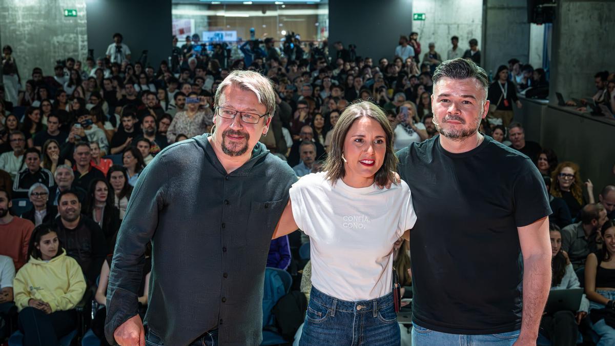 Rufián y el ‘doble discurso’: Sumar y Podemos reaccionan