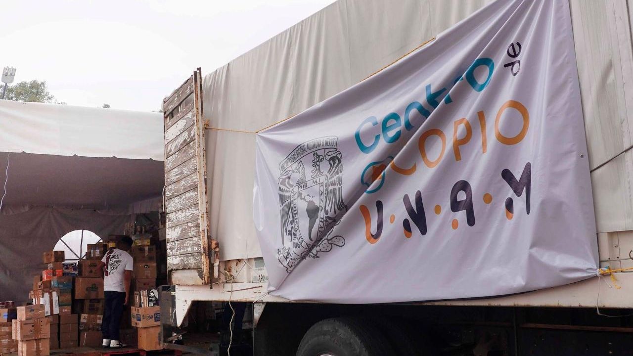 UNAM envía 16 toneladas de ayuda humanitaria a Venezuela