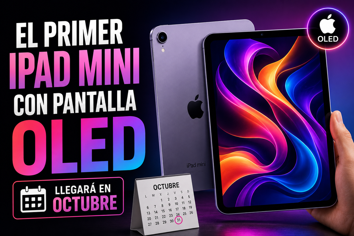 iPad mini con pantalla OLED: lanzamiento en octubre