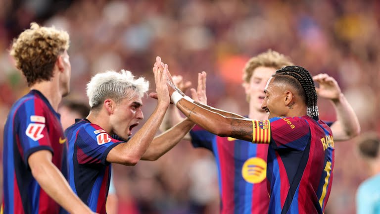 Barcelona vence 2-0 al Athletic: Raphinha y Fermín brillan con goles