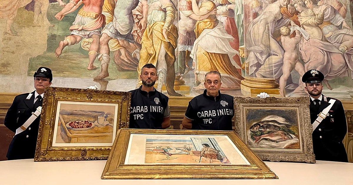 Policía italiana recupera obras de Renoir, Cézanne y Matisse, valoradas en 9M€