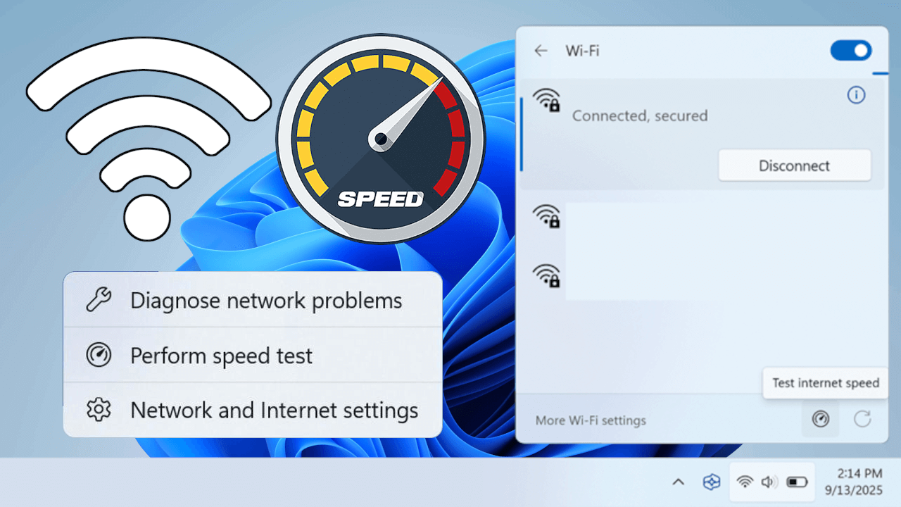 Test de velocidad en Windows 11: Mide tu conexión desde la barra