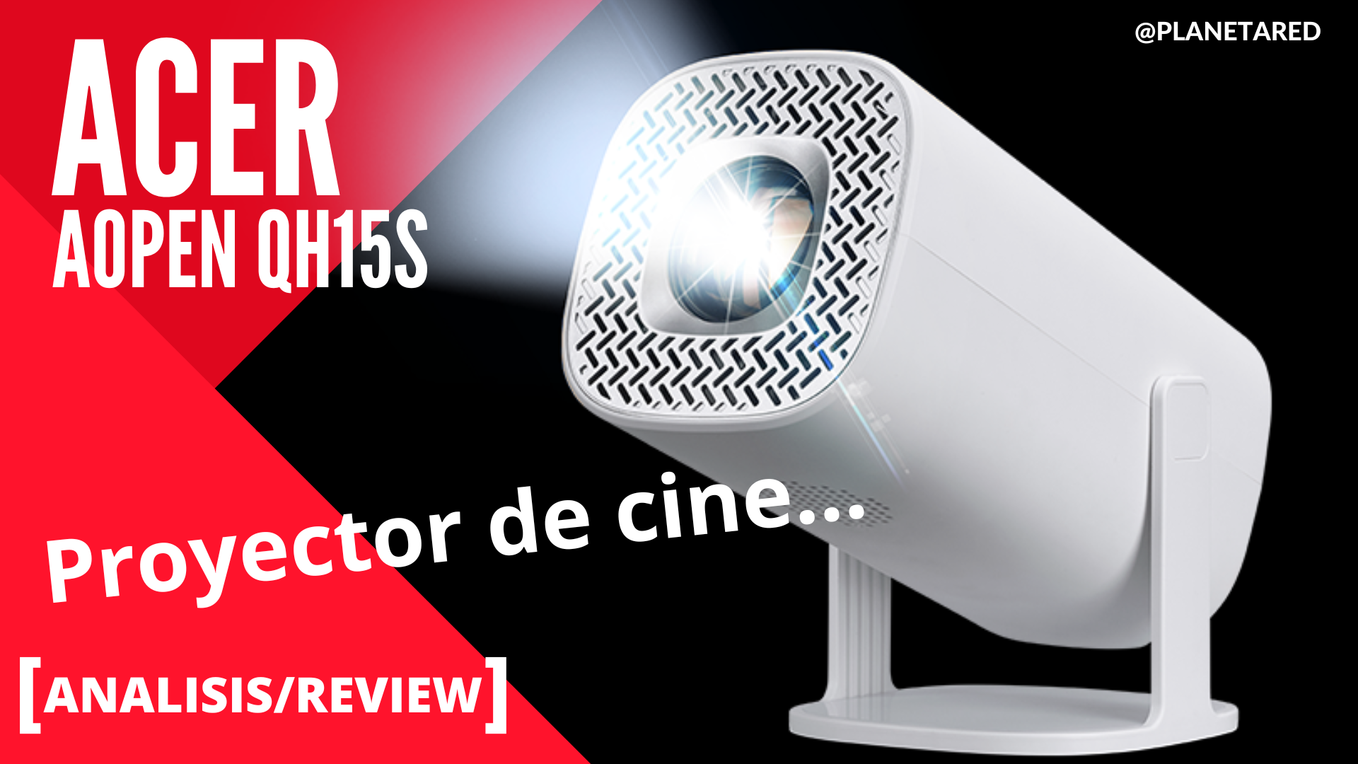 AOPEN QH15s: Análisis del proyector portátil para cine en casa