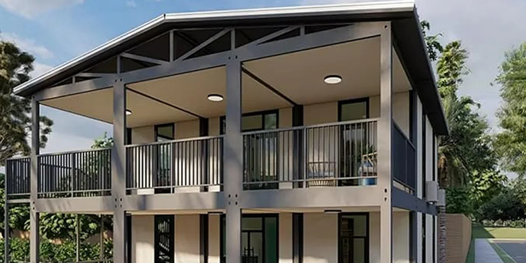 Casa prefabricada de Amazon: Dos pisos y 4 dormitorios por 16.000€