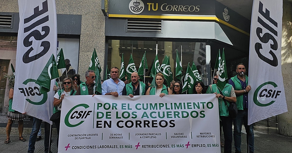 Correos en Huelva: Una de cada tres bajas sin cubrir, ¡insostenible!