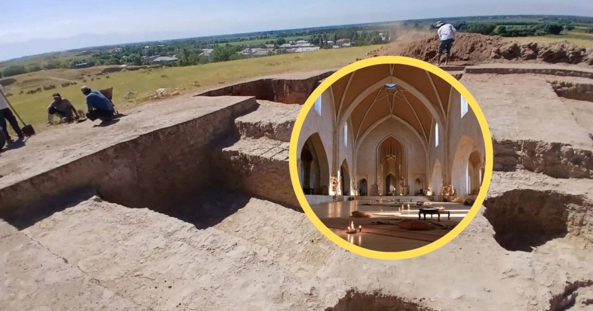 Descubren impresionante palacio del siglo VIII cerca de Samarcanda