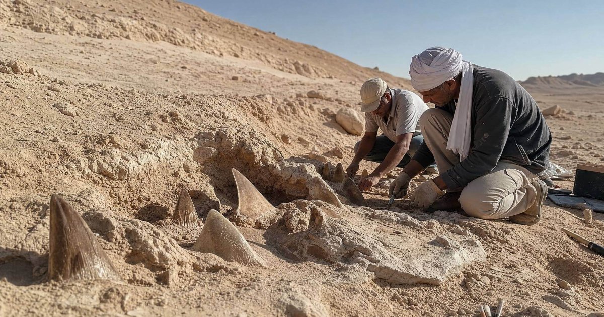 Dientes fósiles descubiertos en Egipto: Un hallazgo asombroso