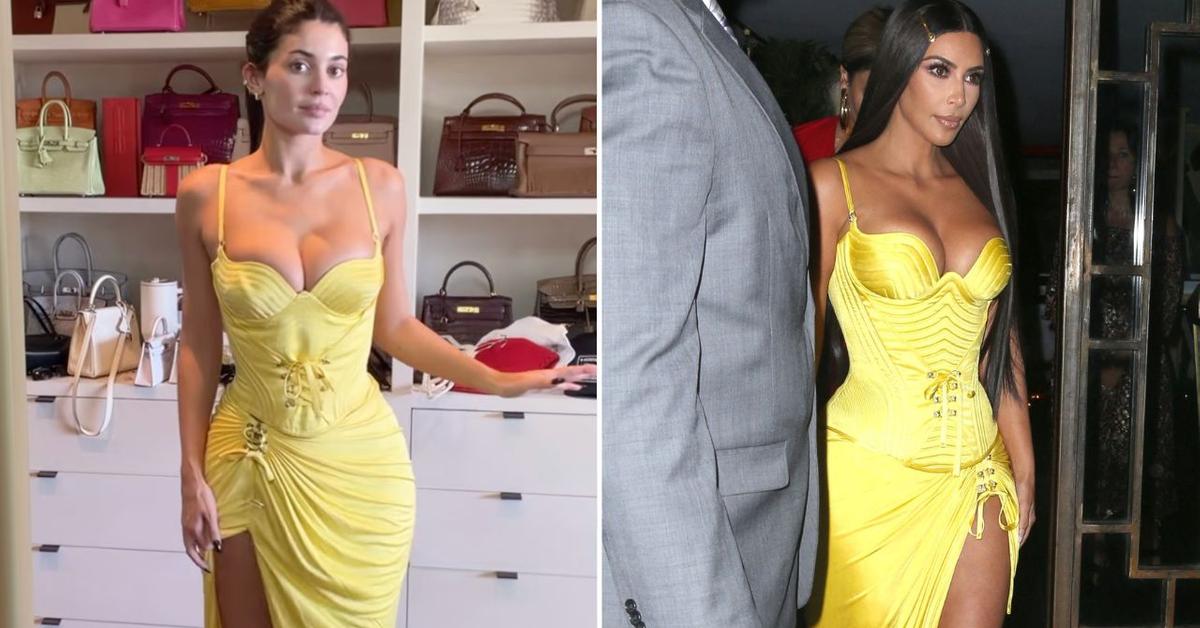 Kylie Jenner Stuns in Kim Kardashian’s Vintage Yellow Gown at Wedding