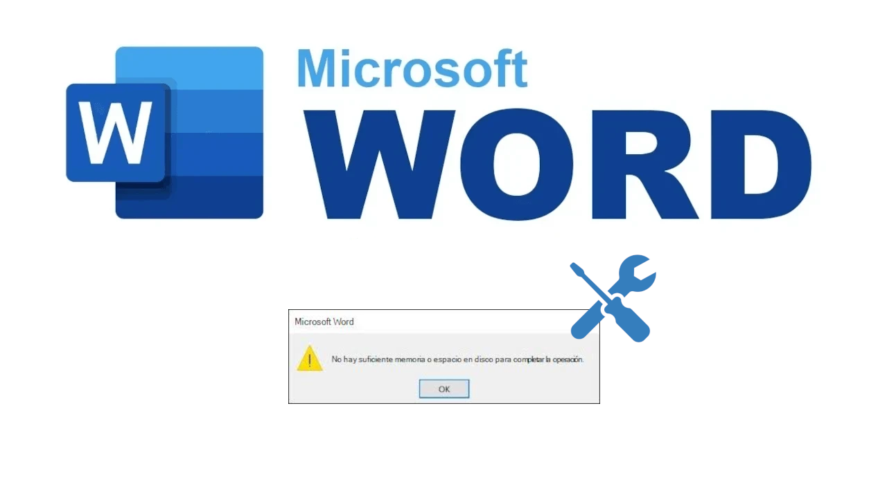 Memoria insuficiente en Word: Soluciones para Windows 10 y 11