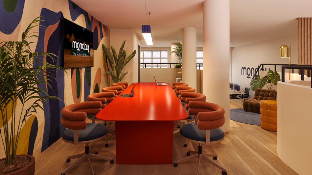 Oficina flexible de MONDAY en Valencia y nuevas en Madrid