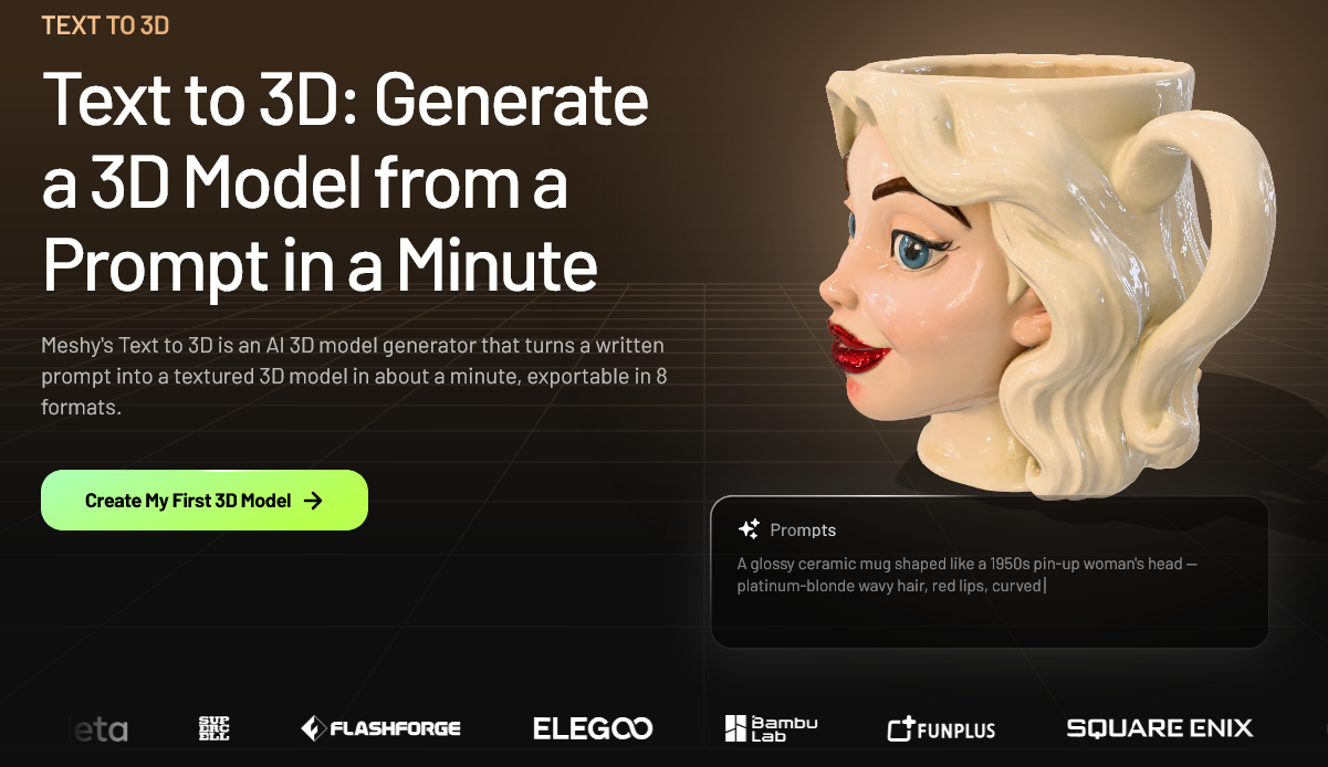 Transform Your 3D Model Ideas into Reality with Meshy